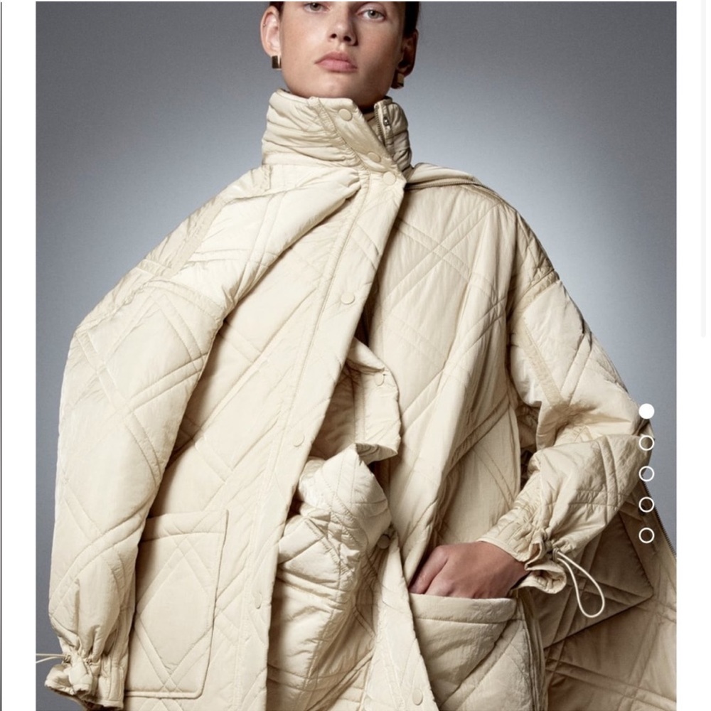 Zara limited edition quilted puffer NWOT